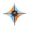 Mid Century Modern Sunburst Wall Clock – 15” 3D Printed Atomic Design