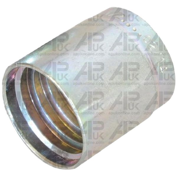 APUK Hydraulic Hose Ferrule 3/8" Disca Trale 2SN/2SC 2 Wire Replacement for Telehandler Backhoe
