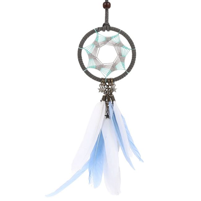 DECHOUS Dream Catcher, Dream Catcher, Cute, Wall Decoration, Accessory, Ornament, Car, Handmade, Crafts, Window Decoration, Feather, Wall Hanging, Decoration, Protect Happiness, Amulet, Good Luck, Birthday, Personality, Gift