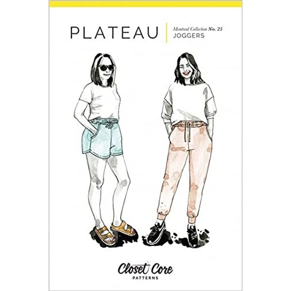Closet Core Patterns Sewing Pattern Plateau Joggers