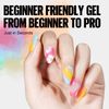 TOMICCA Clear Blooming Gel Nail Polish,Soak Off UV LED Blossom Gel Nail Polish for Spreading Effect,Nail Painting, Marble,Natural Stone,Watercolor Blooming Gel Polish Nail Art Design Manicure