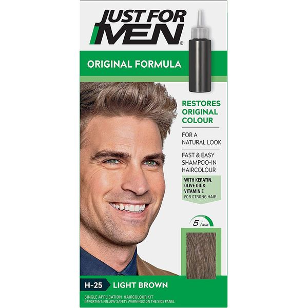 JUST FOR MEN LT BROWN 1