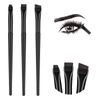 3Pcs Eyeliner Brush Kit, Professional Eyebrow Brush Flat & Fine Angled Eyeliner Brush Slanted Angled Brow Brush, Eye Makeup Brushes & Tools for Eyeshadow Cosmetics Shaping Eyebrows