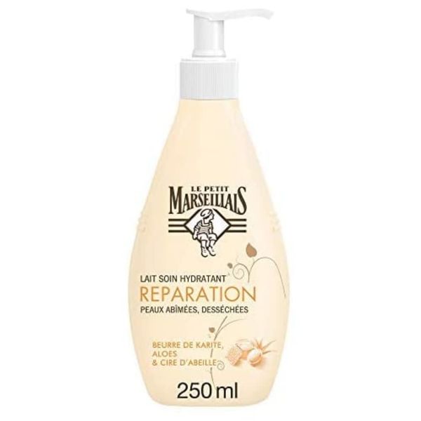 Il piccolo marsigliese Latte Riparatore karité cera api Aloe Pompa 250 ml