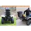 Buyers Products ATVS15A ATV All Purpose Broadcast Spreader for All-Seasons Hunting Deer Feeder, Seed, Fertilizer, Rock Salt and More, 15 Gallon Capacity, Black, 12