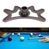 Drfeify Slip On Bronze Metal Billiard Bridge - Pool Stick Bridge Accessory for Pool Table