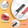 PMELCXD 36 Pcs Plastic Oven Scraper Tool Non Scratch Cleaning Scraper Kitchen Grease Scraper Hob Scraper Glass Scraper Nylon Super Scraper Ice Scraper