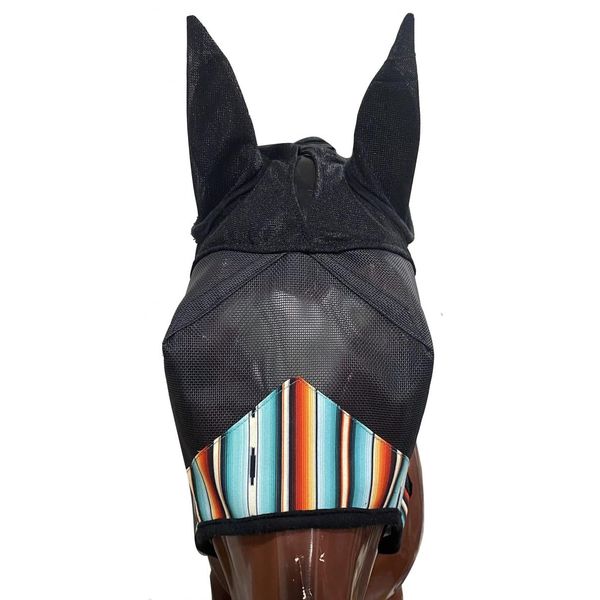 Showman Serape Southwest Print Fly Mask w/Ears