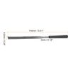 sourcing map 20pcs Second Cut Steel Flat Needle File with Plastic Handle 3mm x 140mm