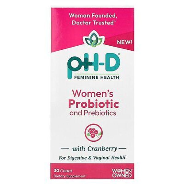 Women's Probiotic and Prebiotics With Cranberry, 30 Capsules