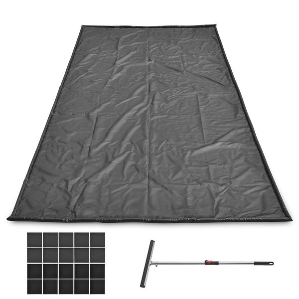 Yescom Containment Mat Garage Floor Mat for SUV Snow Mud Compact Size 7'9"x16'