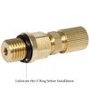Fuel Pressure Test Fitting Adapter Schrader Tester Kit For Ford 6.0L 2003-2010