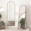 Full Length Mirror with Stand 59"x16" Leaning Mirror Hanging Wall Mounted Mirror