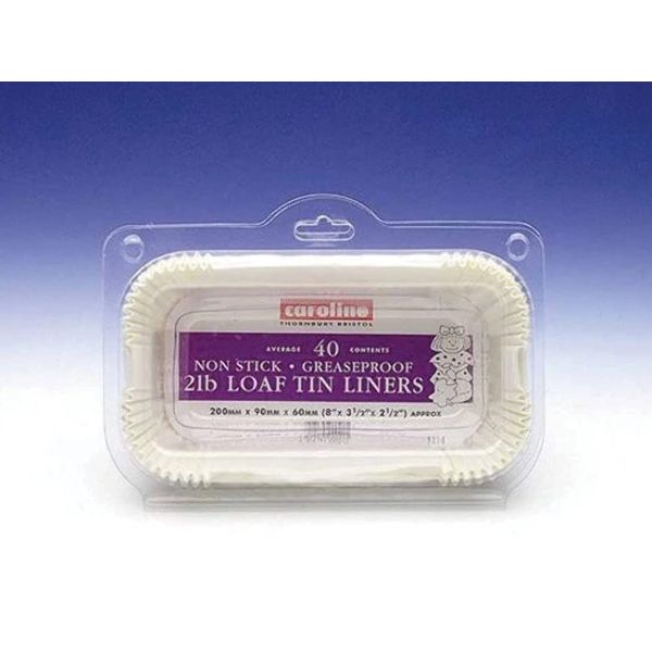 Caroline 40 Loaf Tin Liners 2lb