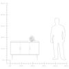Modern Flower Shaped Table Lamp Light Bedroom Plastic White Musone