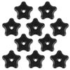 JIEYAO 10 Pcs 5/16" 18 Female Thread 5 Star Knobs, Plastic T Knobs, Clamping Knobs for T Track Bolts Jig Knobs Thumb Screw Threaded Knobs Hardware Nuts Accessories for Woodworking Jigs & Fixtures