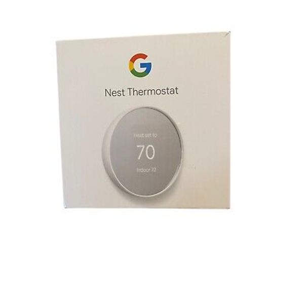 Google Nest Smart Thermostat Snow GA01334-US. X