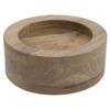 HUBERT® Beverage Dispenser Stand Reversible Mango Wood - 3"H