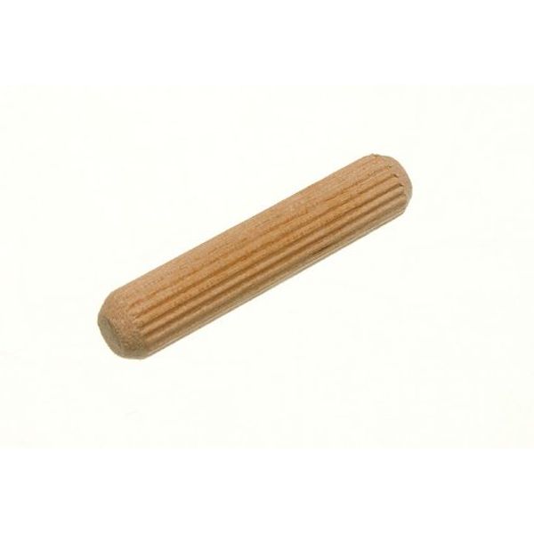 10 x Wooden DOWELS Hardwood GROOVED Fluted Wood PINS M6 X 40MM