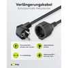 Power extension cable bulk, CEE 7/4 plug > CEE 7/4 jack NK 117 S-300 3m BLACK