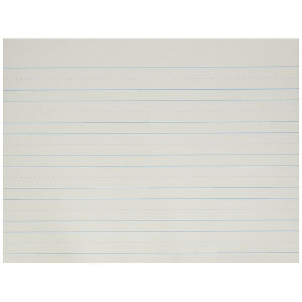 School Smart - 85350 Skip-A-Line Ruled Writing Paper, 3/4 Inch Ruled Long Way, 10-1/2 x 8 Inches, Pack of 500 White