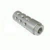 Aluminum Compensator Silver Color Muzzle Brake 14x1 Left Hand Thread For 7.62x39