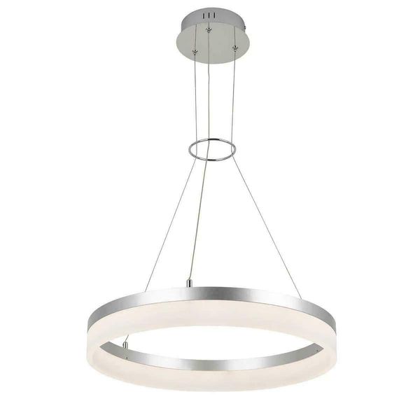 20" Optical Artika Ring Pendant Circular Adjustable Height Dimmable LED Fixture