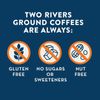 Two Rivers Coffee Flavored Junior Mint Ground Coffee, 10 oz Bag, 6 pack