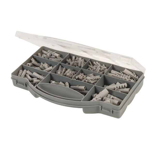 Fixman 530552 Wall Plugs Pack 330pce , Grey