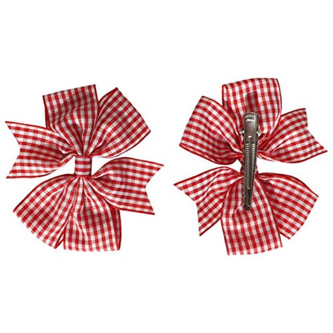 Red Gingham Ribbon Shoelaces