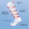 Sigvaris 18-25mmHg Mens Closed Toe Knee High Compression Sock, MS, White