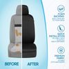 Solid Black PolyPro Seat Covers Full Front Rear Set-Sedan Van Truck SUV