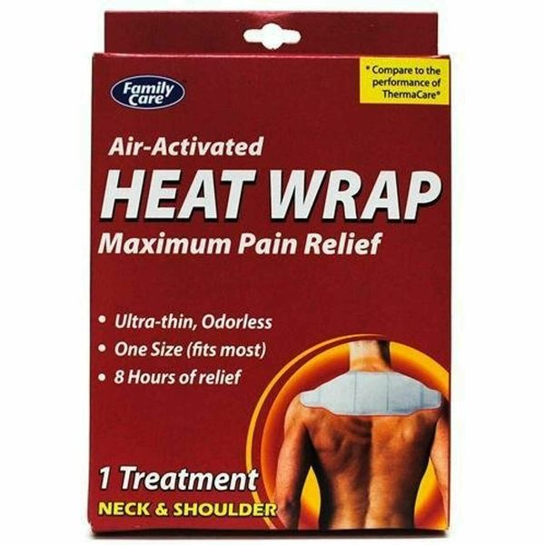 Air Activated Heat Wrap Maximum Pain Relief Neck & Shoulder 1 Pcs