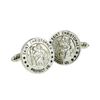 St Christopher Design CUFFLINKS Presented in a Cufflink Box