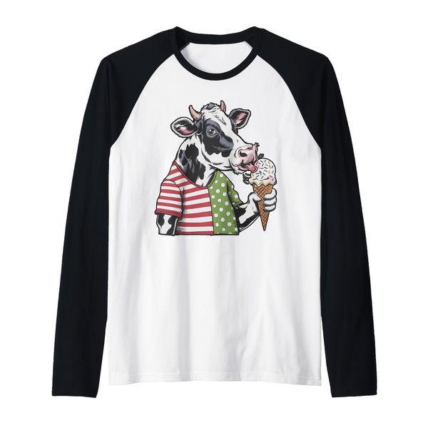 Eiscreme-Liebhaber Eisbecher Eisbecher Tiefkühlfutter Tiereis Raglan