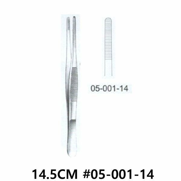 NS THUMB DRESSING FORCEPS 14.5CM 05-001-14 SURGICAL FORCEPS