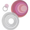 Sizzix Framelits Die Set 657551, Circles, 8 Pack, Multi Colour, One Size