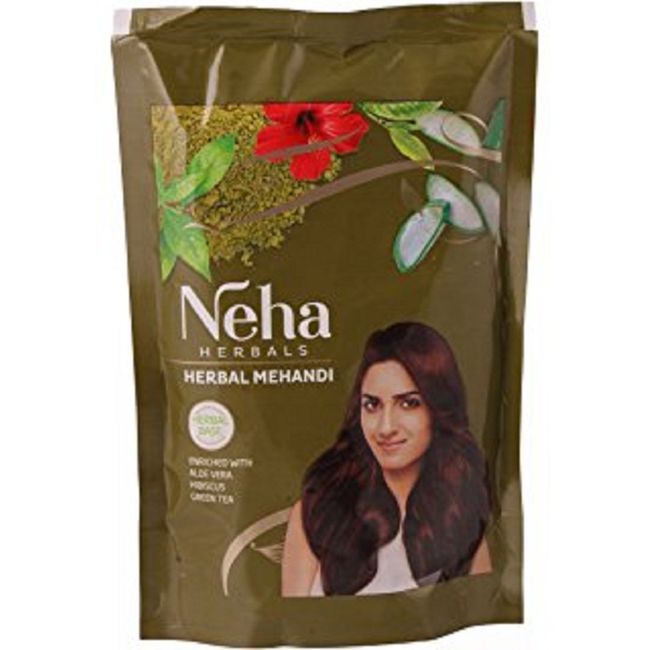 Neha Herbal Mehndi Pure & Natural Henna Mehandi Powder 55 Gm x 3 Packs