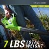 GreenWorks 24252 G-MAX 40V 150 MPH Variable Speed Cordless Blower, (2Ah) Battery