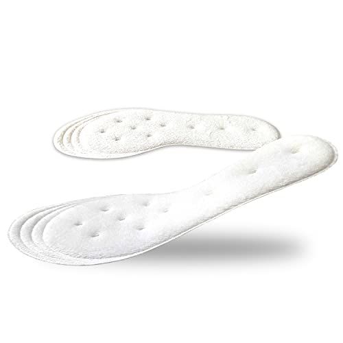 Actika Men's Air Towel Insole, Foot Sweat, Super Strong Absorption & Deodorizing W Effect, Air Scar, US Men's Size 9 (27.0 cm), wht, フリーサイズ メンズ　24.0〜27.0cm