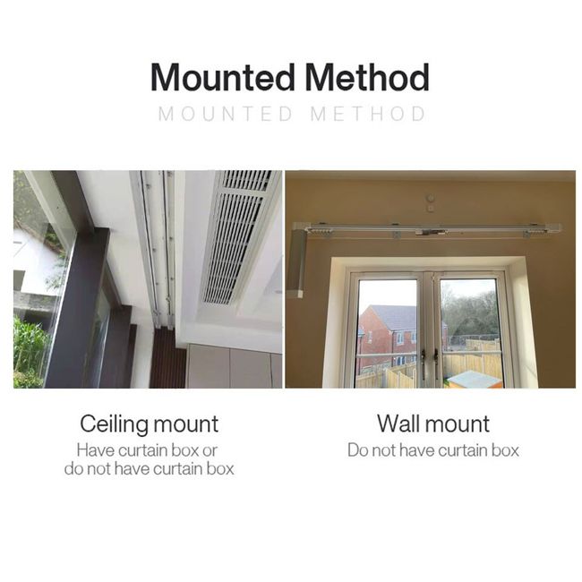 Automatic Window Curtains Opener Motor Rail Track Curtain Motorized System  WiFi Remote Control Smart Electric Curtain for Home - China Curtain Motor,  Operator