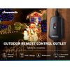 DEWENWILS Outdoor Wireless Remote Control Electrical Outlet Switch 100 Feet RF