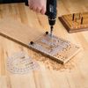 XL Cribbage Board Templates, 2-Player, Curved Track