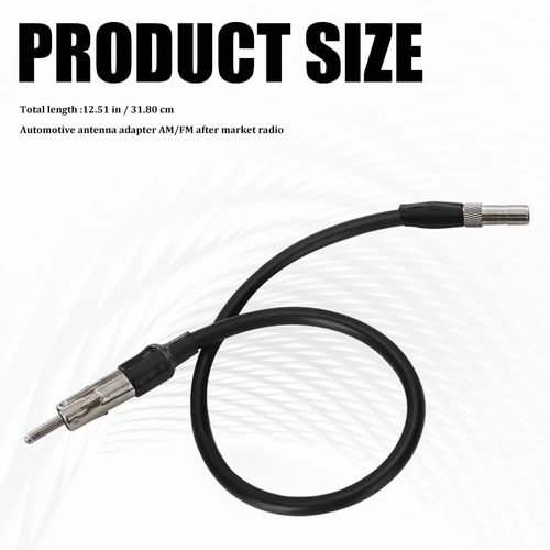 QZTYTY Car Radio Antenna Adapter, Antenna Adapter for Car Stereo, Male Plug Cable Connector, GM Antenna Adapter Car Accessories Compatible with 2006-2014 GM Chevy GMC Cadillac Pontiac