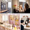 10 Dimmable Light Bulbs Makeup Vanity Lights 6000K 13 ft 3 Colors Mode