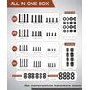 "Universal TV Mounting Hardware Kit | M4/M5/M6/M8 Screws & Spacers | VESA-Comp..