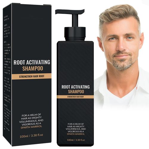 Root Activator Shampoo,Spartan Shampoo for Men & Women,Nourishing Long Lasting Natural Spartan Hair Regrowth Shampoos Hair Care for Darker & Thicker Hair