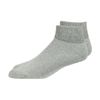 Overt Diabetic Cotton Blend Ankle Socks for Optimal Circulatory Flow, Gray