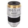 Microscope Objective, Objective Lens Fall Resistant 100X Replacement Portable for Cell