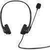 HP Stereo Headset G2 (USB Type A) | 1.8 m Cable Length | 95 g | Black